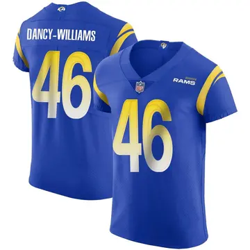 Nike Caesar Dancy-Williams Men's Elite Los Angeles Rams Royal Alternate Vapor Untouchable Jersey