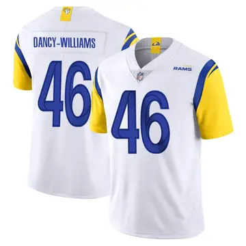 Nike Caesar Dancy-Williams Men's Limited Los Angeles Rams White Vapor Untouchable Jersey