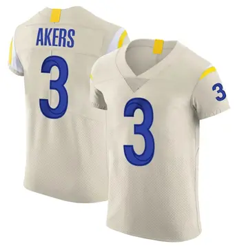 Nike Cam Akers Men's Elite Los Angeles Rams Bone Vapor Jersey