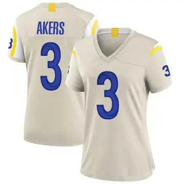 Nike Cam Akers Women's Game Los Angeles Rams Bone Jersey