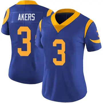 Nike Cam Akers Women's Limited Los Angeles Rams Royal Alternate Vapor Untouchable Jersey