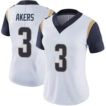 Nike Cam Akers Women's Limited Los Angeles Rams White Vapor Untouchable Jersey