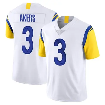 Nike Cam Akers Youth Limited Los Angeles Rams White Vapor Untouchable Jersey