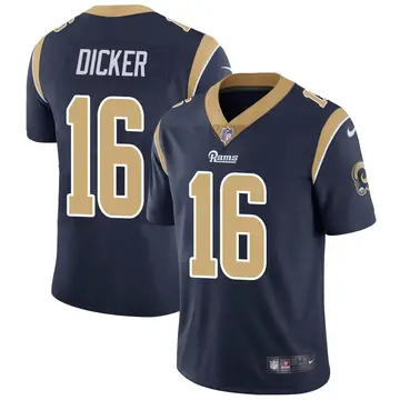 Nike Cameron Dicker Youth Limited Los Angeles Rams Navy Team Color Vapor Untouchable Jersey