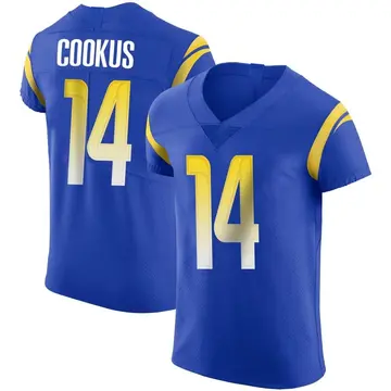 Nike Case Cookus Men's Elite Los Angeles Rams Royal Alternate Vapor Untouchable Jersey
