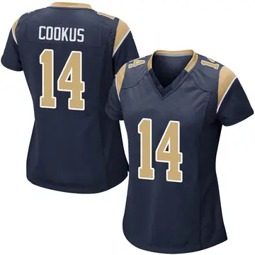 Nike Case Cookus Women's Game Los Angeles Rams Navy Team Color Jersey