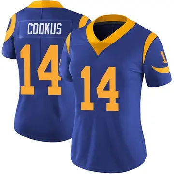 Nike Case Cookus Women's Limited Los Angeles Rams Royal Alternate Vapor Untouchable Jersey