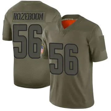 Nike Christian Rozeboom Men's Limited Los Angeles Rams Camo 2019 Salute to Service Jersey