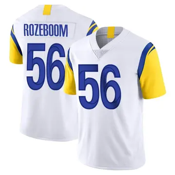 Nike Christian Rozeboom Men's Limited Los Angeles Rams White Vapor Untouchable Jersey