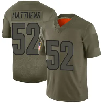 Nike Clay Matthews Youth Limited Los Angeles Rams Camo 2019 Salute to Service Jersey