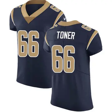 Nike Cole Toner Men's Elite Los Angeles Rams Navy Team Color Vapor Untouchable Jersey