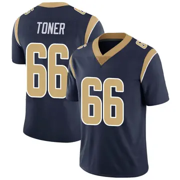 Nike Cole Toner Men's Limited Los Angeles Rams Navy Team Color Vapor Untouchable Jersey