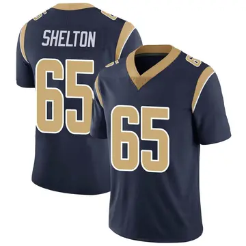Nike Coleman Shelton Youth Limited Los Angeles Rams Navy Team Color Vapor Untouchable Jersey