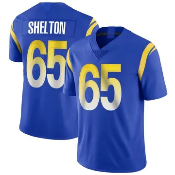 Nike Coleman Shelton Youth Limited Los Angeles Rams Royal Alternate Vapor Untouchable Jersey