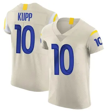 Nike Cooper Kupp Men's Elite Los Angeles Rams Bone Vapor Jersey