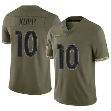 Nike Cooper Kupp Youth Limited Los Angeles Rams Olive 2022 Salute To Service Jersey