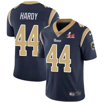 Nike Daniel Hardy Men's Limited Los Angeles Rams Navy Team Color Vapor Untouchable Super Bowl LVI Bound Jersey
