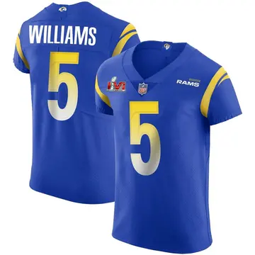Nike Darius Williams Men's Elite Los Angeles Rams Royal Alternate Vapor Untouchable Super Bowl LVI Bound Jersey