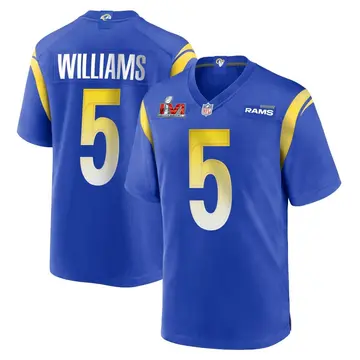 Nike Darius Williams Men's Game Los Angeles Rams Royal Alternate Super Bowl LVI Bound Jersey