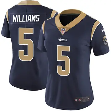 Nike Darius Williams Women's Limited Los Angeles Rams Navy Team Color Vapor Untouchable Jersey