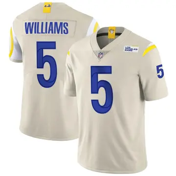 Nike Darius Williams Youth Limited Los Angeles Rams Bone Vapor Jersey