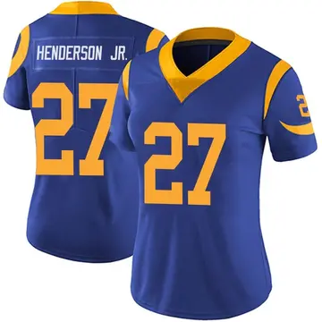 Nike Darrell Henderson Jr. Women's Limited Los Angeles Rams Royal Alternate Vapor Untouchable Jersey
