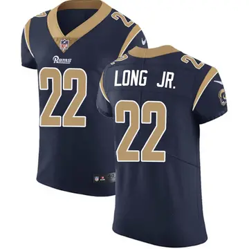 Nike David Long Jr. Men's Elite Los Angeles Rams Navy Team Color Vapor Untouchable Jersey