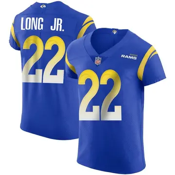 Nike David Long Jr. Men's Elite Los Angeles Rams Royal Alternate Vapor Untouchable Jersey