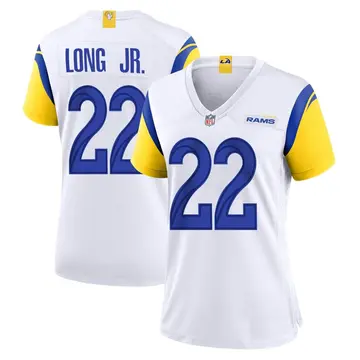 Nike David Long Jr. Women's Game Los Angeles Rams White Jersey