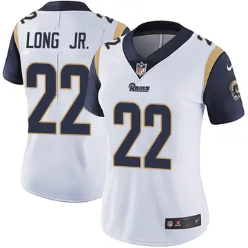 Nike David Long Jr. Women's Limited Los Angeles Rams White Vapor Untouchable Jersey