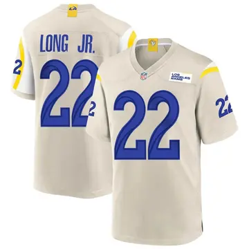 Nike David Long Jr. Youth Game Los Angeles Rams Bone Jersey