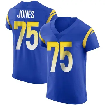 Nike Deacon Jones Men's Elite Los Angeles Rams Royal Alternate Vapor Untouchable Jersey