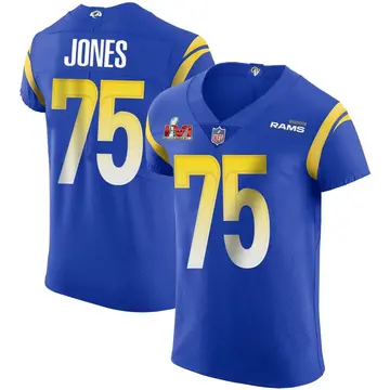 Nike Deacon Jones Men's Elite Los Angeles Rams Royal Alternate Vapor Untouchable Super Bowl LVI Bound Jersey