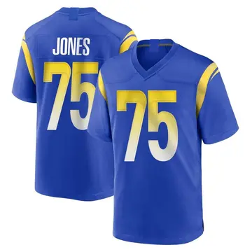 Nike Deacon Jones Men's Game Los Angeles Rams Royal Alternate Jersey