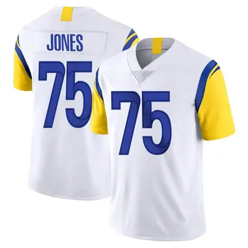 Nike Deacon Jones Youth Limited Los Angeles Rams White Vapor Untouchable Jersey