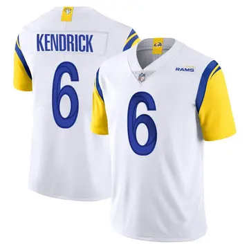 Nike Derion Kendrick Youth Limited Los Angeles Rams White Vapor Untouchable Jersey