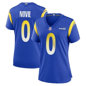 Nike Dion Novil Women's Game Los Angeles Rams Royal Alternate Jersey
