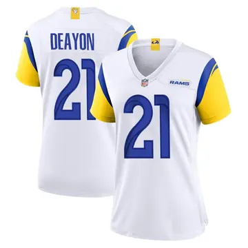 Nike Dont'e Deayon Women's Game Los Angeles Rams White Jersey