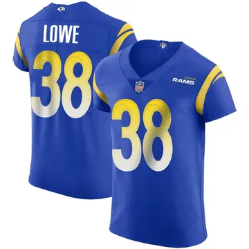 Nike Duron Lowe Men's Elite Los Angeles Rams Royal Alternate Vapor Untouchable Jersey
