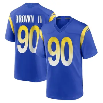 Nike Earnest Brown IV Youth Game Los Angeles Rams Royal Alternate Jersey