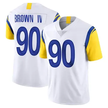 Nike Earnest Brown IV Youth Limited Los Angeles Rams White Vapor Untouchable Jersey