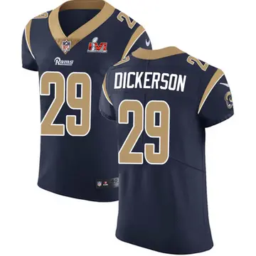 Nike Eric Dickerson Men's Elite Los Angeles Rams Navy Team Color Vapor Untouchable Super Bowl LVI Bound Jersey