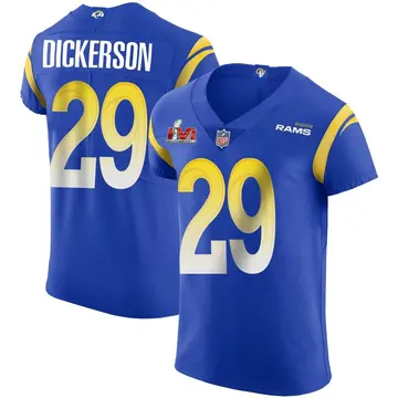 Nike Eric Dickerson Men's Elite Los Angeles Rams Royal Alternate Vapor Untouchable Super Bowl LVI Bound Jersey