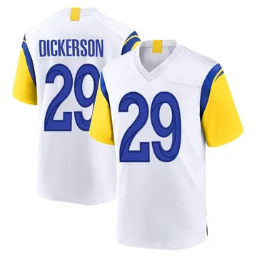 Nike Eric Dickerson Men's Game Los Angeles Rams White Jersey