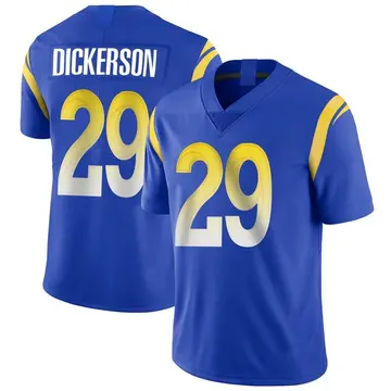 Nike Eric Dickerson Men's Limited Los Angeles Rams Royal Alternate Vapor Untouchable Jersey