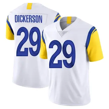 Nike Eric Dickerson Men's Limited Los Angeles Rams White Vapor Untouchable Jersey