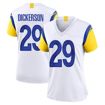 Nike Eric Dickerson Women's Game Los Angeles Rams White Jersey