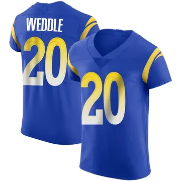 Nike Eric Weddle Men's Elite Los Angeles Rams Royal Alternate Vapor Untouchable Jersey