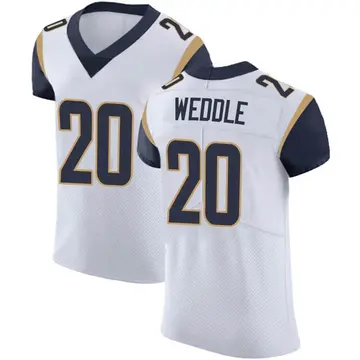 Nike Eric Weddle Men's Elite Los Angeles Rams White Vapor Untouchable Jersey