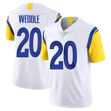 Nike Eric Weddle Youth Limited Los Angeles Rams White Vapor Untouchable Jersey